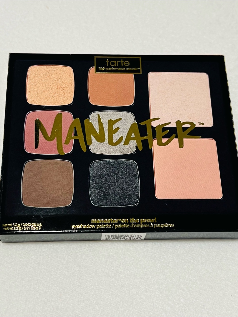 NWT Tarte Maneater On the Prowl Neutral Eyeshadow Palette - Picture 2 of 4